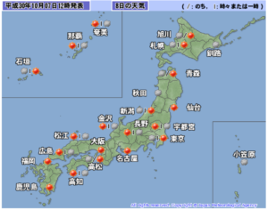 体育の日は天気が良いかデータから真面目に検証してみた 分析小箱